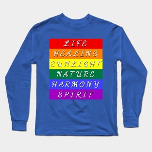 Pride Flag Meaning  LGBTQ Long Sleeve T-Shirt